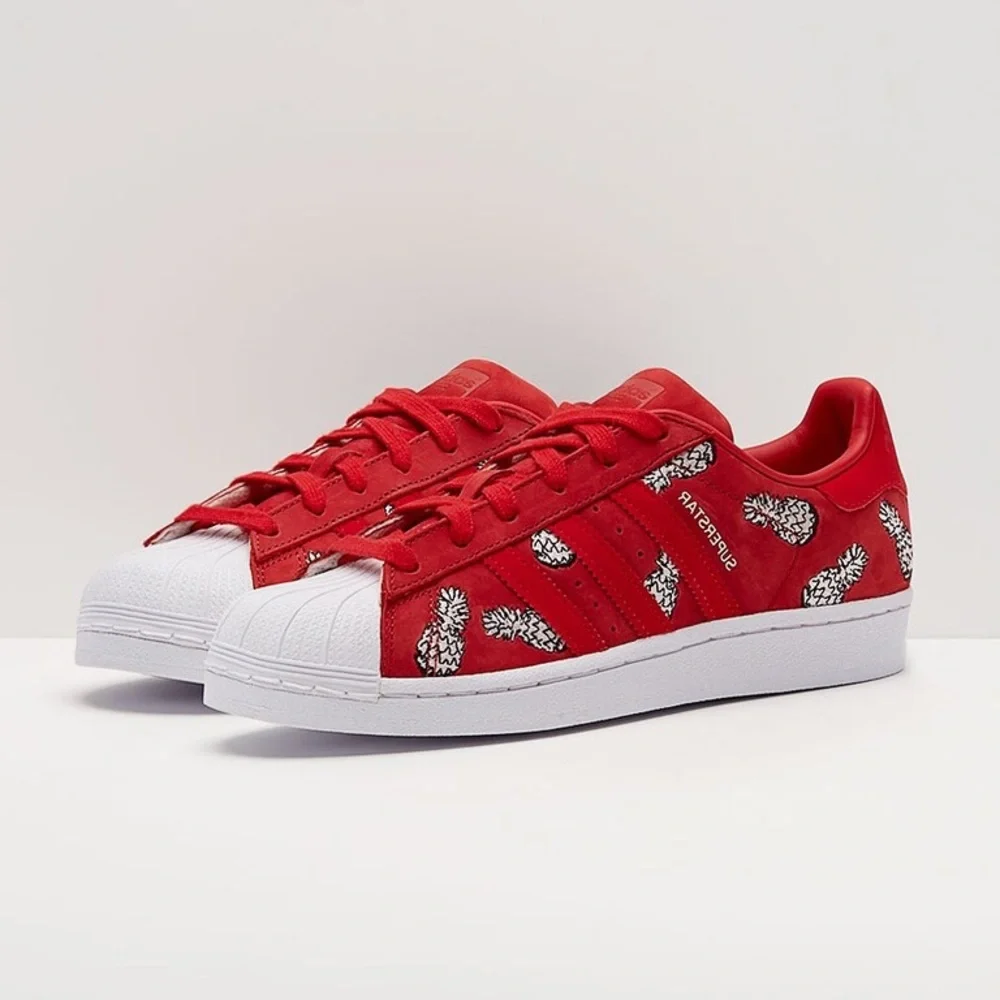 Farm Rio x Adidas Red Superstar Pineapple 6.5